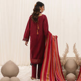 3 Pc Yarn Dyed Unstitched Suit - ZL25-C10-06