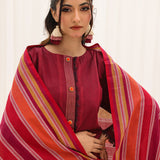 3 Pc Yarn Dyed Unstitched Suit - ZL25-C10-06